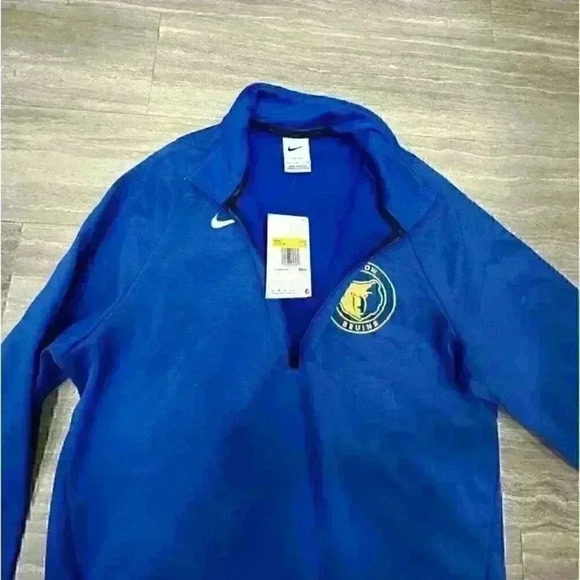 NWT Nike Gresham Barlow Bruins High School Blue Pullover - Men's Small - Picture 4 of 5